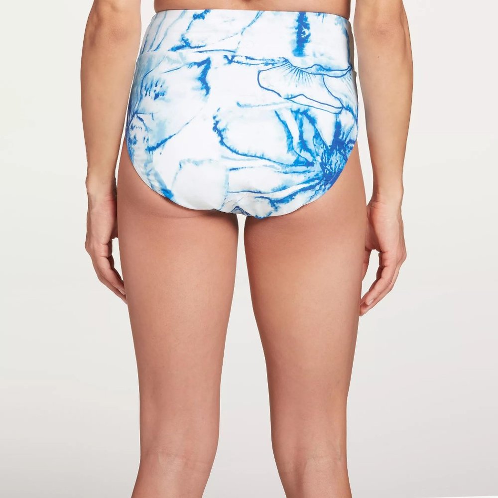 NWT CALIA Women's Wide Band High Rise Swimsuit Bottoms - Picture 2 of 5